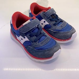 Saucony Jazz Lite Toddler Sneaker, Size US 6M, Red, White & Blue